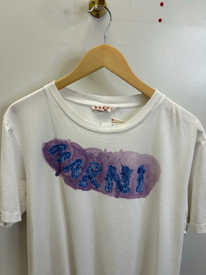 Preeowned Marni White Tee Sz 54