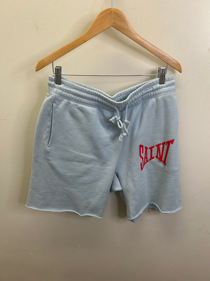 Preowned Saint Michael Blue Shorts Sz S