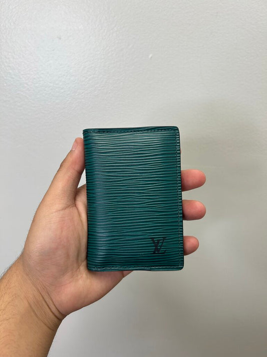 Preowned Louis Vuitton Green Bifold