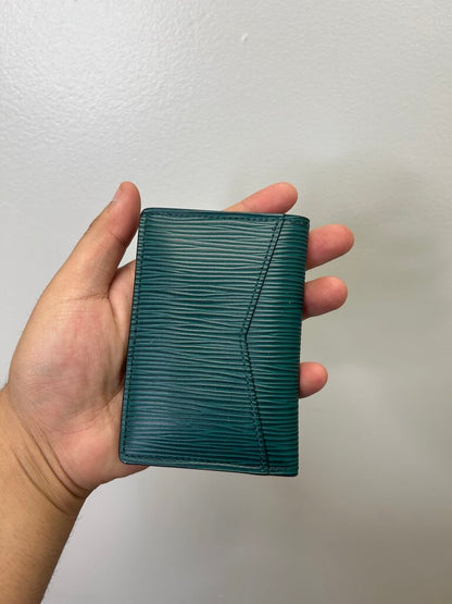 Preowned Louis Vuitton Green Bifold