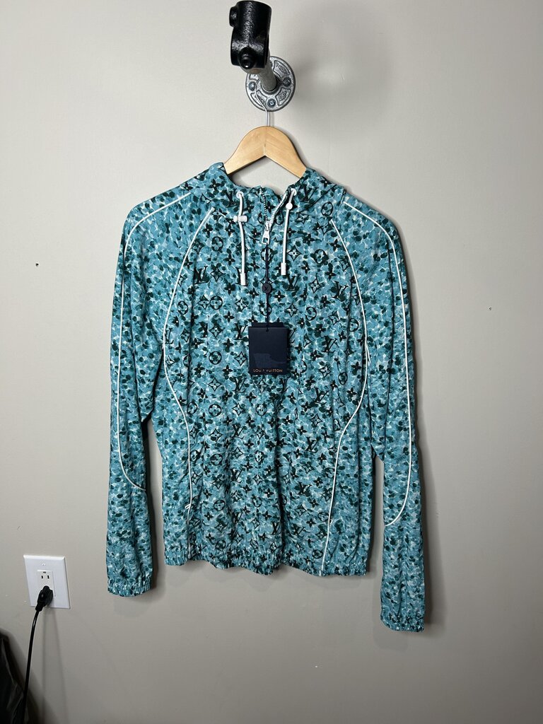 New Louis Vuitton Monogram Aqua Windbreaker sz.50