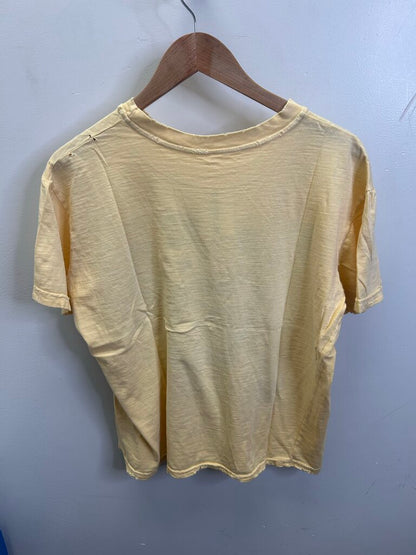 New GV Gallery Yellow Basketball Tee size L