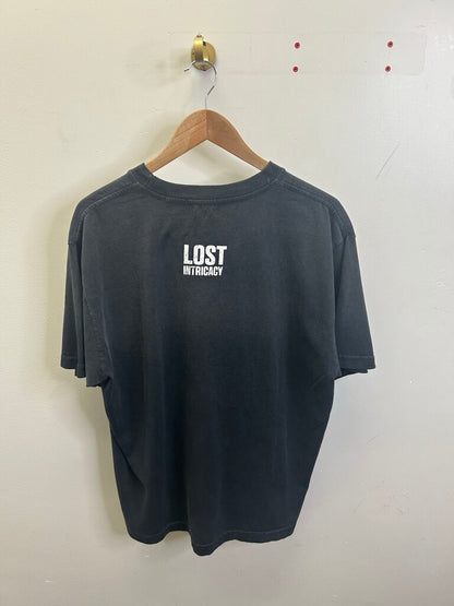 New Lost Rhinestone Grey Tee size L