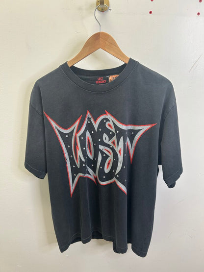 New Lost Rhinestone Grey Tee size L