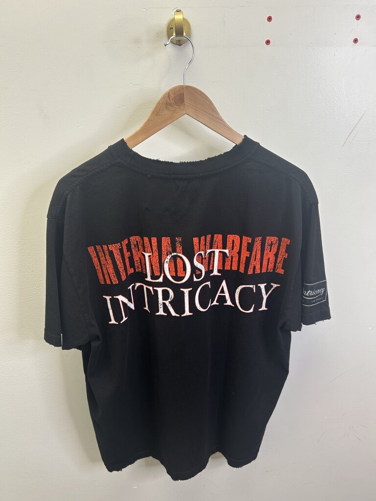 New Lost Black Graffiti Lady Tee size M