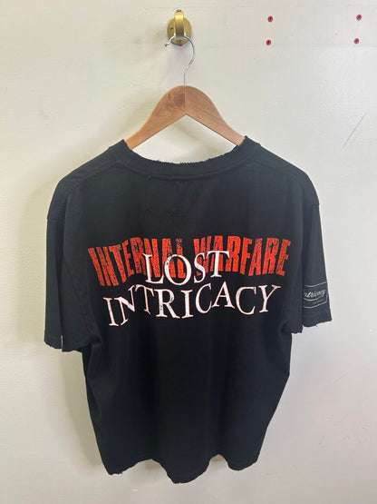 New Lost Black Graffiti Lady Tee size M