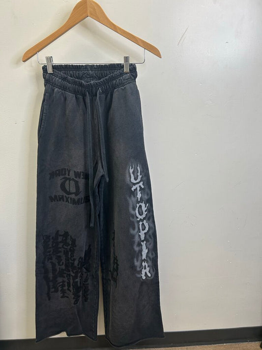 New Travis Scott Air Brush Black Sweatpants size S