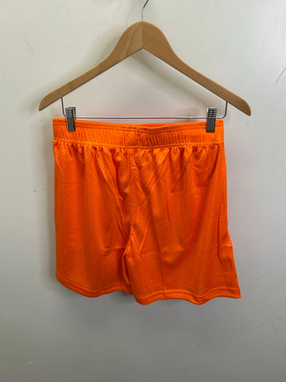 New EE Orange Olive Bolt Shorts size M