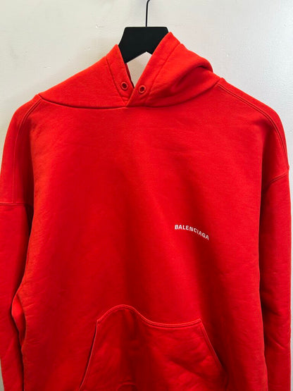 Preowned BB Red White Logo Hoodie size L