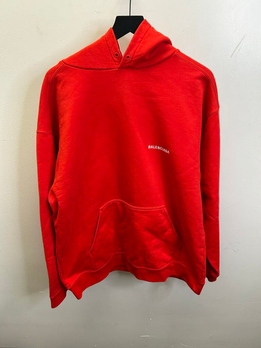 Preowned BB Red White Logo Hoodie size L