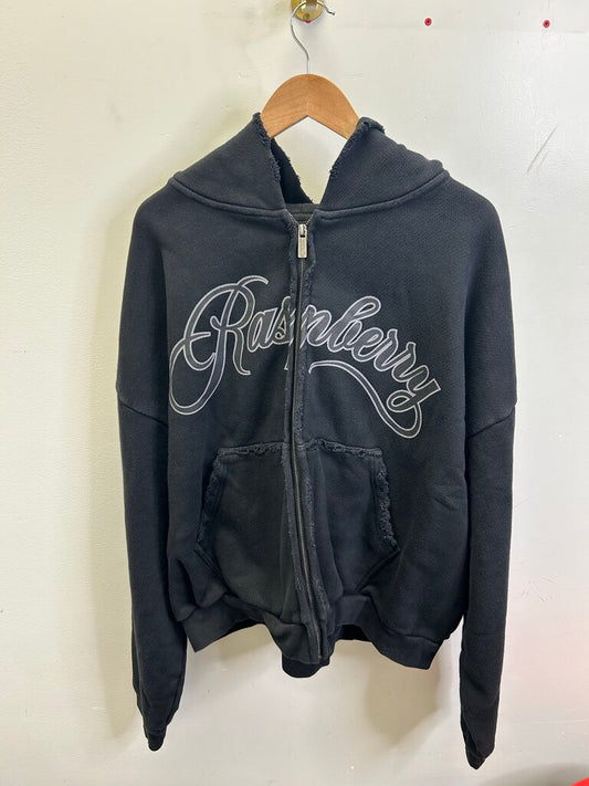 New Gv Gallery Black Raspberry Zip Up Hoodie Sz.XL