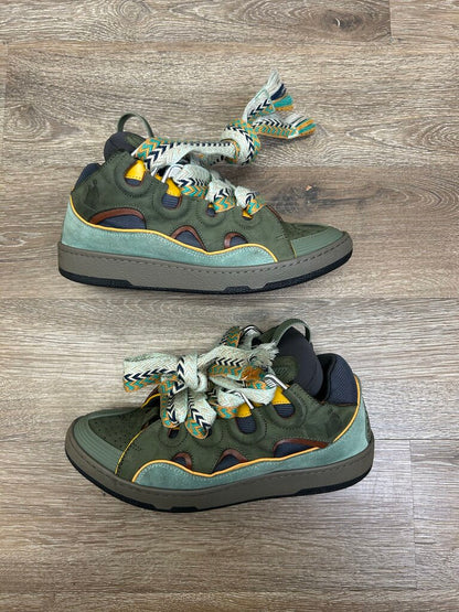 Preowned Lanvin Curb Green Orange brown Sz.42 (No Box)