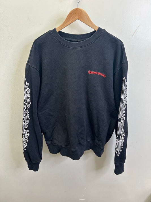 Preowned Chrome Hearts Matty Boy Chomper Crewneck sz.L