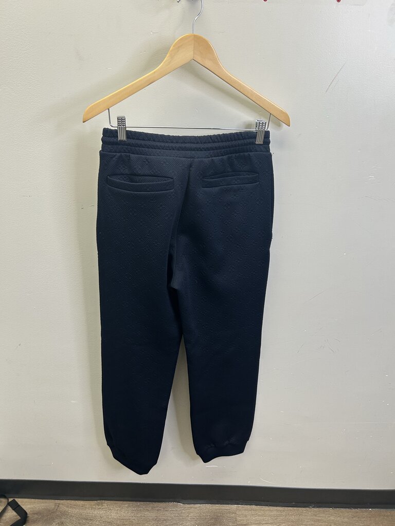 Preowned Louis Vuitton Monogram Navy Sweatpants Size Small