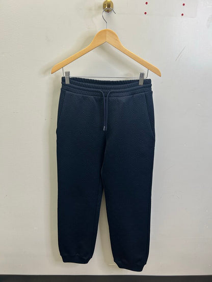 Preowned Louis Vuitton Monogram Navy Sweatpants Size Small
