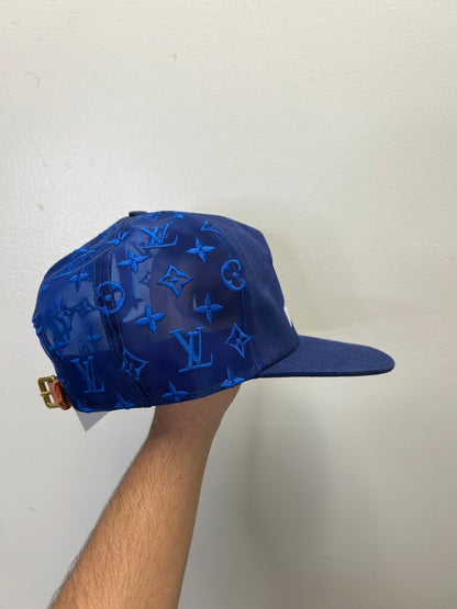 Preowned Louis Vuitton Blue Monogram Hat