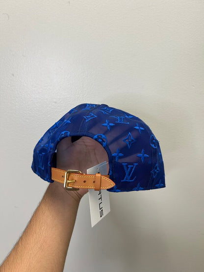 Preowned Louis Vuitton Blue Monogram Hat