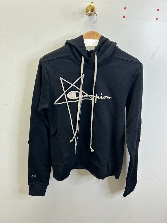 New Rick Owens Champion Cutoff Hoodie sz.XS