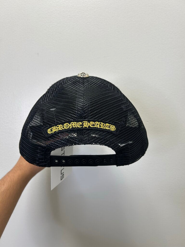 Preowned Chrome Hearts Yellow Patch Trucker