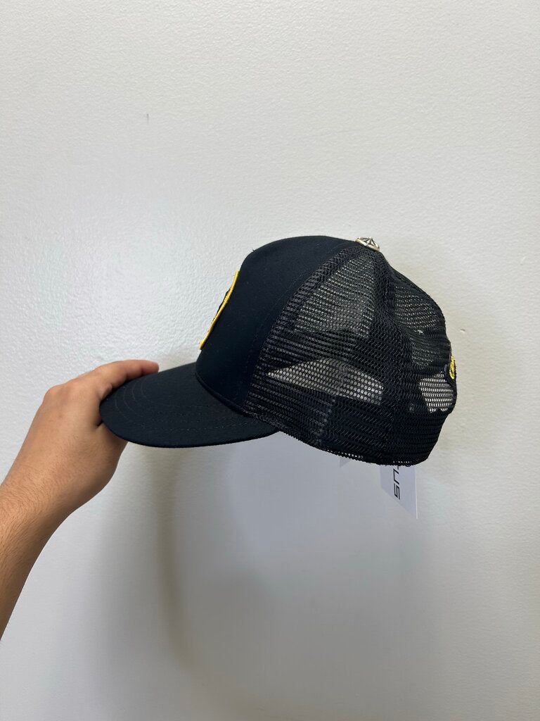 Preowned Chrome Hearts Yellow Patch Trucker