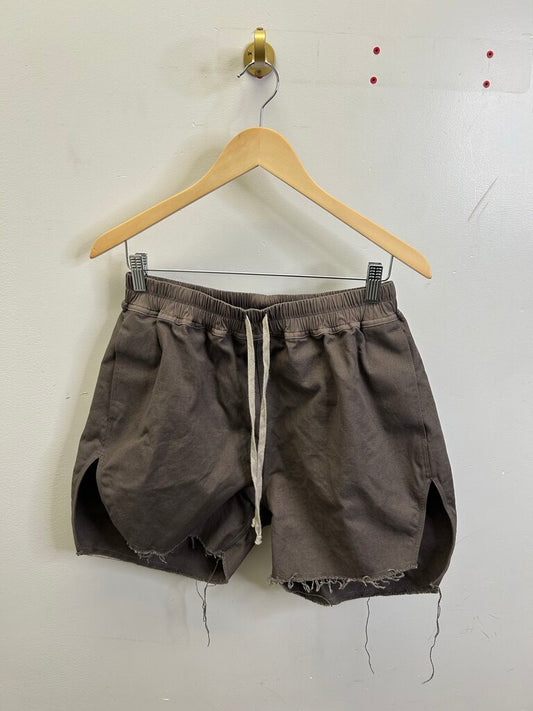 Preowned Rick Owens Brown Cutoff Shorts sz.38