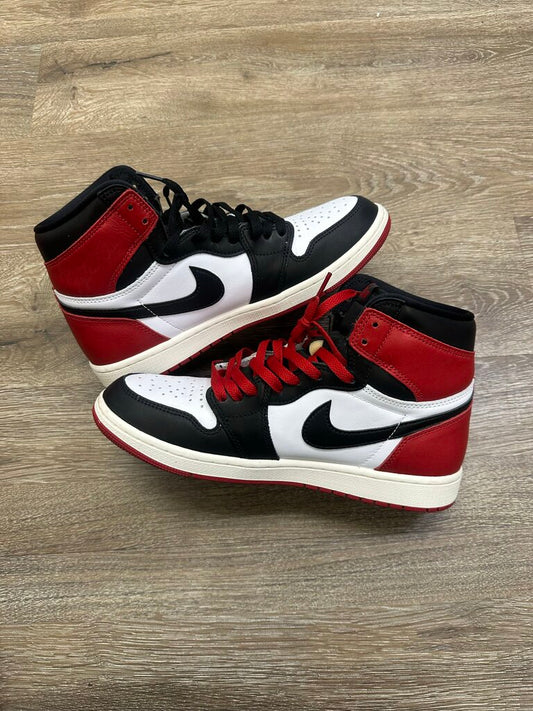 Preowned Jordan 1 Black Toe Size 9.5