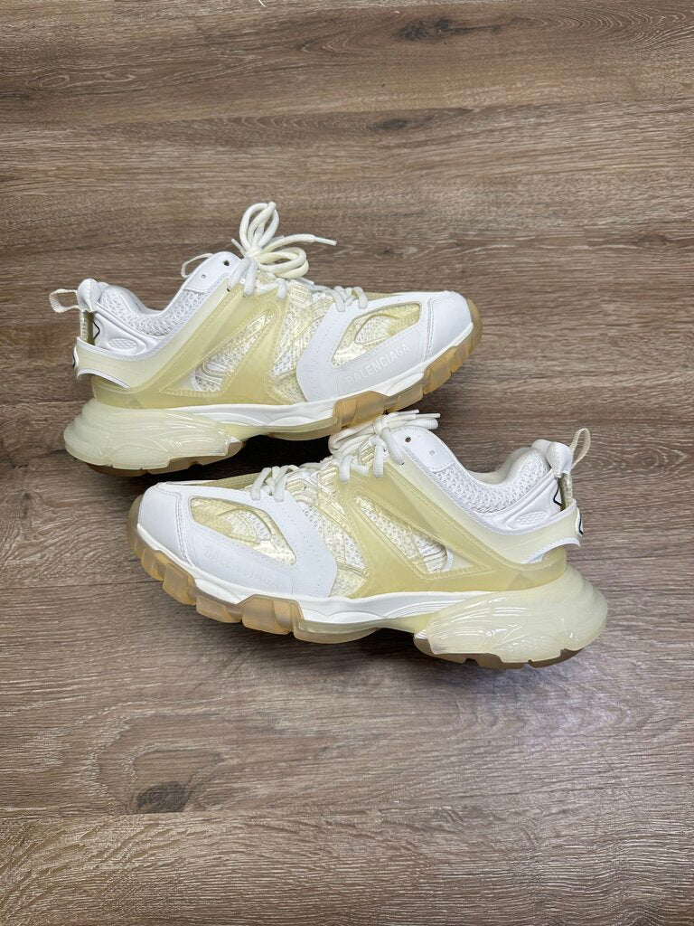 Preowned Balenciaga Track White Sz 40