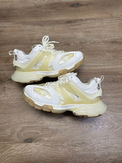 Preowned Balenciaga Track White Sz 40
