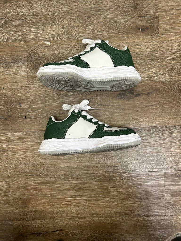 Preowned MMY Af1 Green Grey Size 43