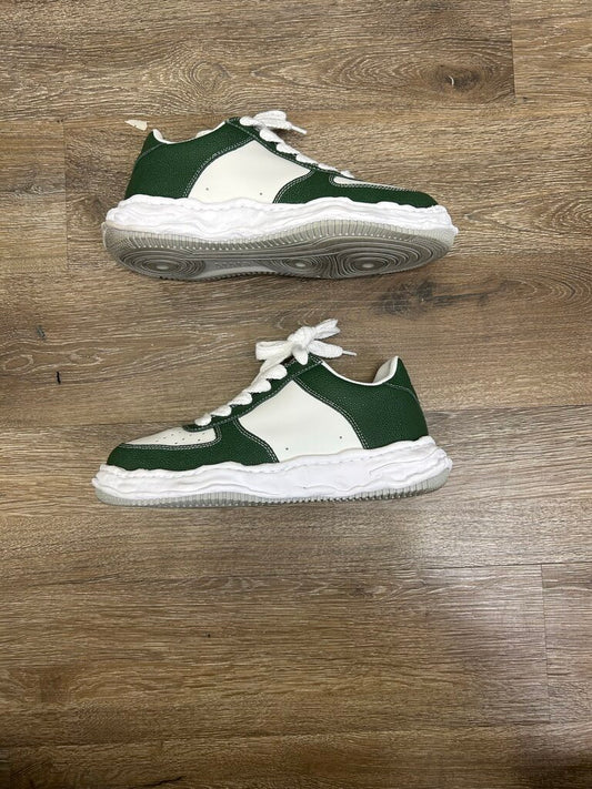 Preowned MMY Af1 Green Grey Size 43