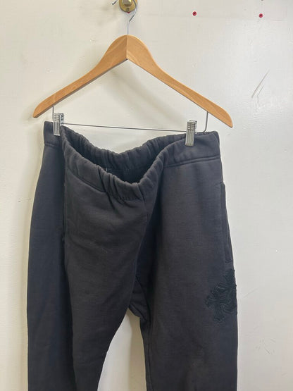 Preowned Chrome Hearts Paper Jam Black Sweats szL