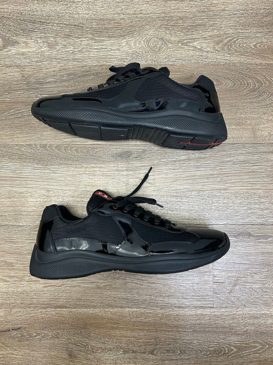 Preowned Prada Americas Cup Triple BLack sz.12(13.5M)