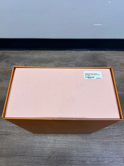Preowned Louis Vuitton Trainer Grey Monogram Size 6LV (8M)
