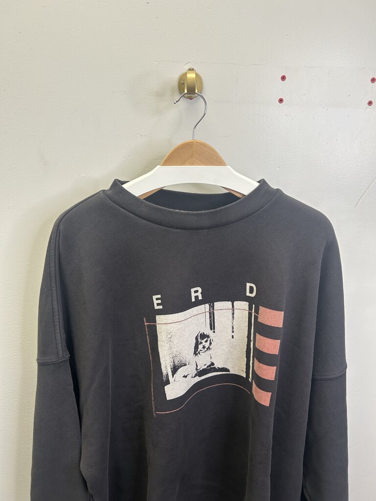 Preowned ERD Black Red Crewneck Size XL