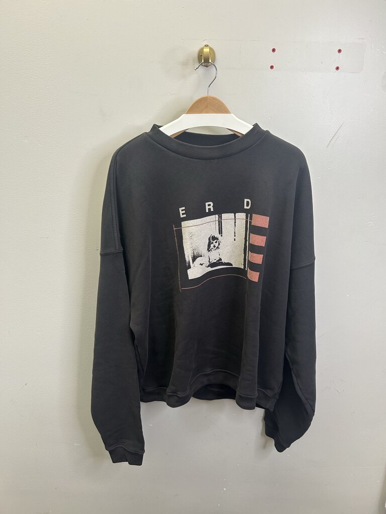 Preowned ERD Black Red Crewneck Size XL