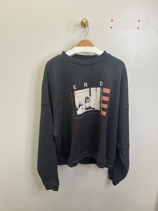 Preowned ERD Black Red Crewneck Size XL