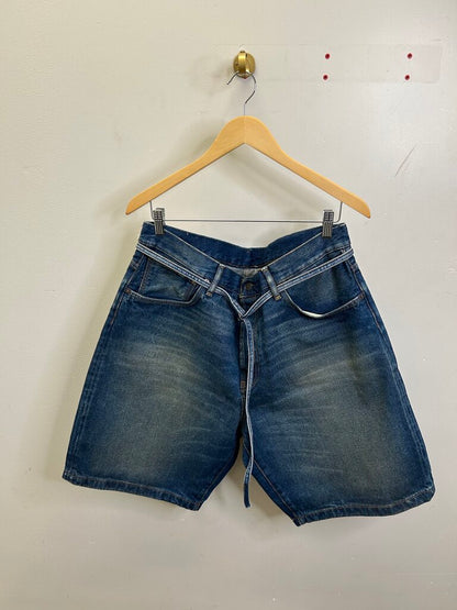 New Acne Studios Dark Wash Jean Shorts Size 36