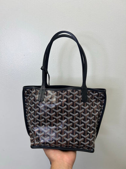 New Goyard Mini Anjou Dog Painting Tote