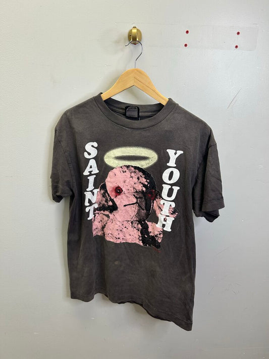 Preowned Saint Michael Grey Goat Tee size M