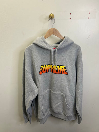 New Supreme Grey Gradient Hoodie sz.XL