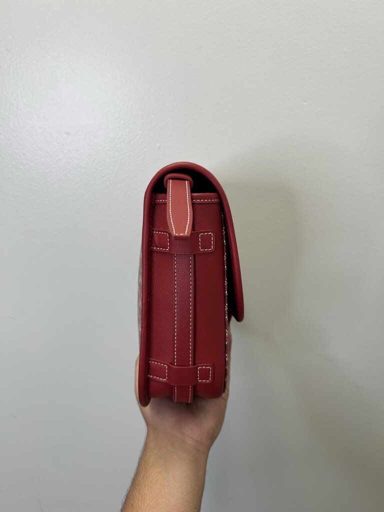 Preowned Goyard Belvedere PM Red