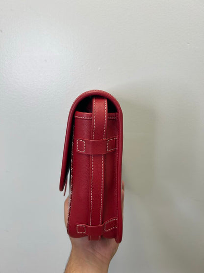 Preowned Goyard Belvedere PM Red