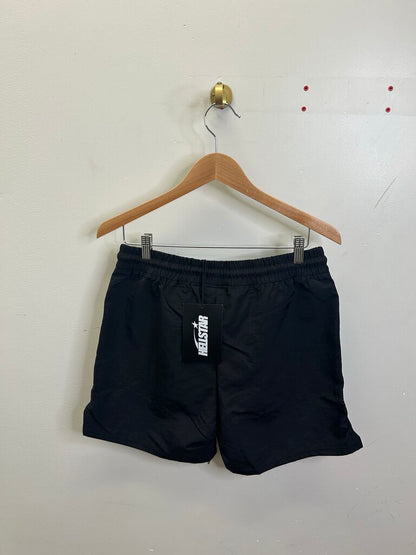 New Hellstar Black Red Nylon Shorts size L