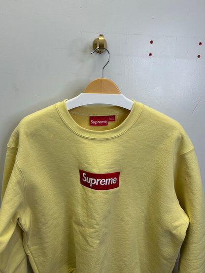 Preowned Supreme Yellow Bogo Crewneck Size Small