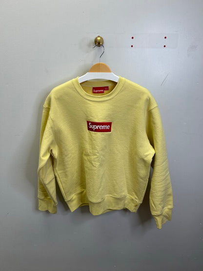 Preowned Supreme Yellow Bogo Crewneck Size Small