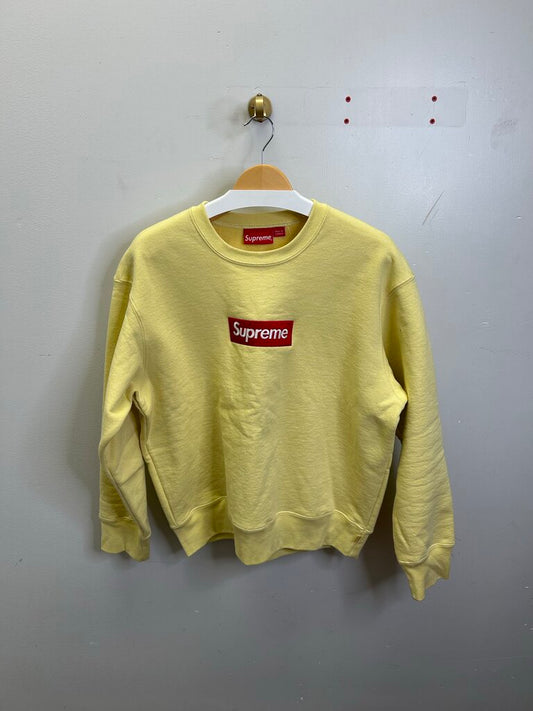 Preowned Supreme Yellow Bogo Crewneck Size Small
