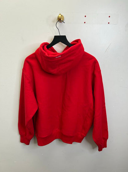 Preowned Supreme Red Bogo Hoodie Size Small