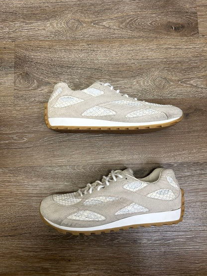 Preowned Bottega Orbit Tan Suede Size 42