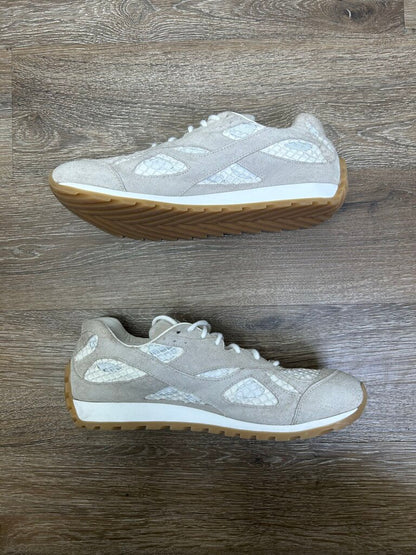 Preowned Bottega Orbit Tan Suede Size 42