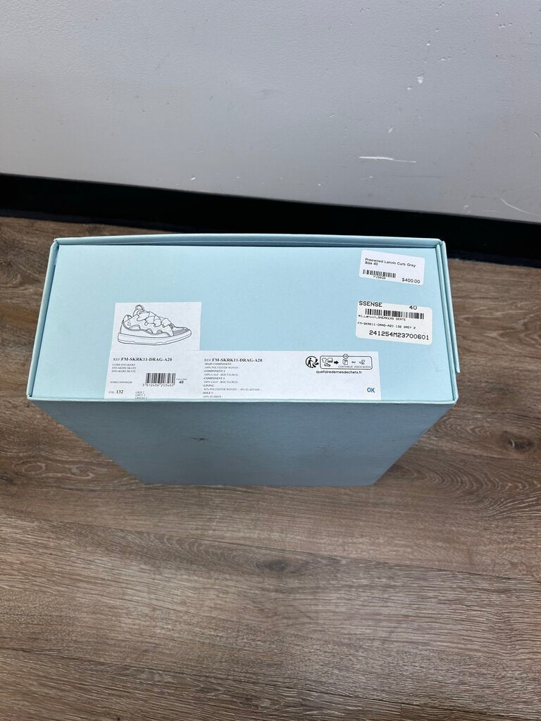 Preowned Lanvin Curb Grey Size 40